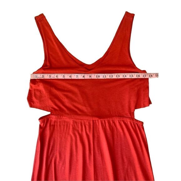 ALLSAINTS Red Helena Popover Maxi Dress - Picture 7 of 10